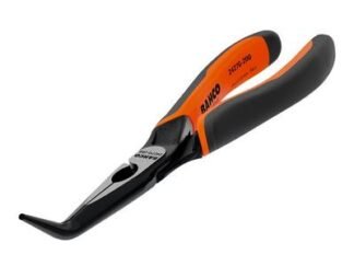 Bahco 2427G ERGO™ Bent Snipe Nose Pliers 160mm (6.1/4in) (7314150100408) BAH2427G160