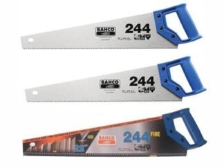 Bahco 2 x 244 Hardpoint Handsaw 550mm (22 Inch) & 1 x 244 Fine Cut Handsaw 550mm (22 Inch) (7311518294175) BAH24422FCS