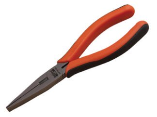 Bahco 2471G Flat Nose Pliers 160mm (6.1/4in) (7314150116225) BAH2471G160