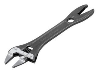 Bahco 31-T Thin Jaw Adjustable Spanner with Serrated Pipe Jaws (7314150483709) BAH31T