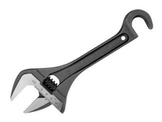 Bahco Wide Jaw Adjustable Wrench with Hook 254.5mm (7314150266791) BAH33H