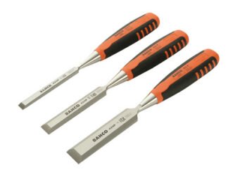 Bahco 424-P Bevel Edge Chisel Set, 3 Piece (7311518249199) BAH424PS3