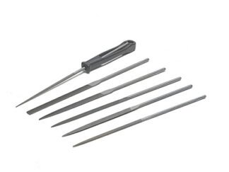 Bahco 2-470-16-2-0 Needle File Set of 6 Cut 2 Smooth 160mm (6.2in) (7311518109097) BAH470