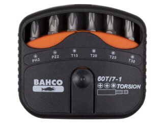 Bahco 60T/7-1 Torsion Bit Set, 7 Piece (7314150191574) BAH60T7