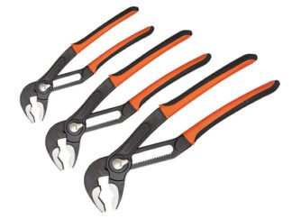 Bahco 72 Series Quick Adjust Slip Joint Pliers Set 3 Piece (7314150302932) BAH7225PACK
