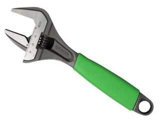 Bahco 9031 ERGO™ Extra Wide Jaw Adjustable Wrench Phosphate Green 218mm (7314150559114) BAH9031XEG