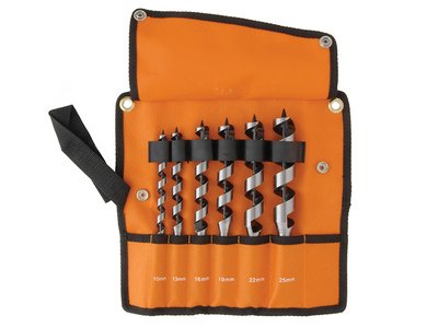Bahco 9526 Combination Wood Auger Bit Set, 6 Piece (7314150154234) BAH9526S6