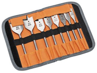 Bahco 9529 S8 Flat Bit Set in Roll Case, 8 Piece (7314150154227) BAH9529S8