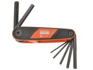 Bahco Hexagon Key Folding Set, 7 Piece 2.5mm-10mm (7314150188734) BAH9777B