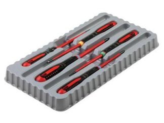 Bahco BE-9872SL ERGO™ Slim VDE Insulated Screwdriver Set, 5 Piece (7314150470785) BAH9872SL
