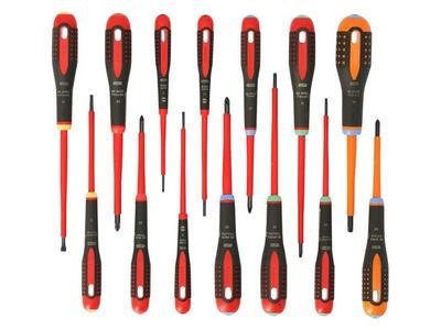 Bahco BE-9872 ERGO™ Screwdriver Set, 14 Piece (7314150315000) BAH9876S