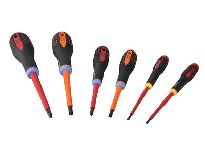 Bahco Mixed Insulated ERGO™ Screwdriver Set, 6 Piece (7314150236602) BAH9884S