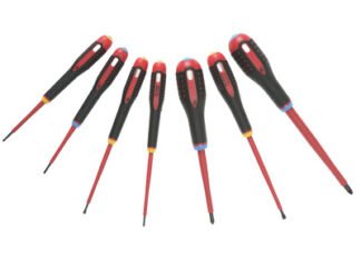 Bahco BE-9888S VDE ERGO™ Screwdriver Set, 7 Piece (7314153006158) BAH9888S