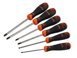 Bahco BahcoFIT Screwdriver Set, 6 Piece (7314150283316) BAHB219026