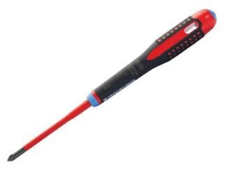 Bahco ERGO™ Slim VDE Insulated Pozidriv Screwdriver PZ1 x 80mm (7314150304677) BAHBE8810SL