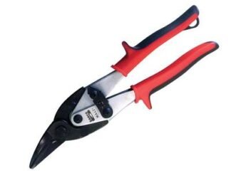 Bahco MA401 Red Aviation Compound Snips Left Cut 250mm (10in) (7314150167593) BAHMA401