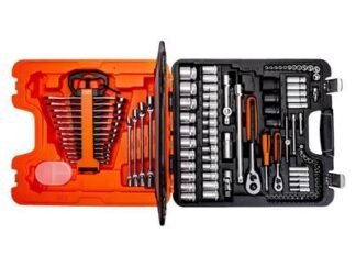 Bahco S108 Socket & Combination Spanner Set of 108 Metric 1/4in & 1/2in Drive (7314150122257) BAHS108