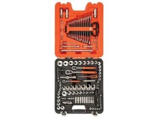 Bahco S138 Socket Set of 138 Metric & AF 1/4in 3/8in & 1/2in Drive (7314150195022) BAHS138