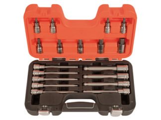 Bahco S18HEX 1/2in Drive Socket Set of 18 Metric (7314150412457) BAHS18HEX