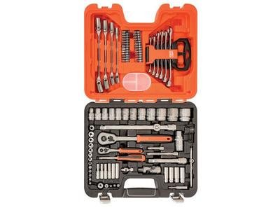 Bahco S910 1/4 & 1/2in Drive Socket & Spanner Set, 92 Piece (7314150104000) BAHS910