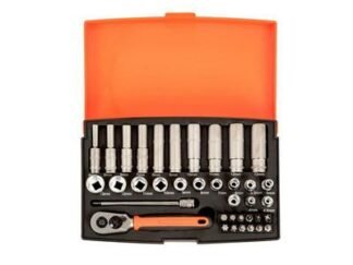 Bahco SL25L Socket Set of 37 Metric 1/4in Deep Drive (7314150256570) BAHSL25L