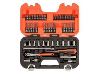 Bahco SL65 Slim Socket Set of 65 Metric 1/4in Drive (7314150444137) BAHSL65