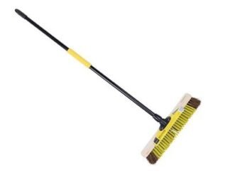 Bulldozer Dual Fill Bass/PET Broom with Metal Scraper 457mm (18in) (5014555700068) BDZCOP42BAY