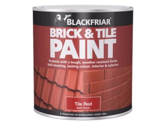 Blackfriar Brick & Tile Paint Matt Red 250ml (5013296560122) BKFBTMR250