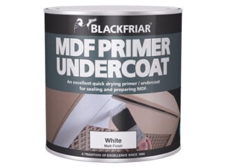 Blackfriar Quick Drying MDF Acrylic Primer Undercoat 500ml (5013296670036) BKFMDFP500