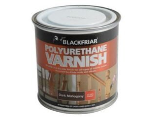 Blackfriar Polyurethane Varnish P65 Dark Mahogany Gloss 250ml (5013296090421) BKFPVGDM250