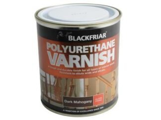 Blackfriar Polyurethane Varnish P65 Dark Mahogany Gloss 500ml (5013296090438) BKFPVGDM500