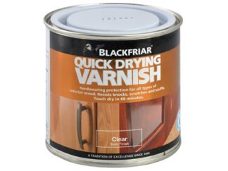 Blackfriar Quick Drying Duratough Interior Varnish Clear Satin 500ml (5013296280136) BKFQDDVCS500