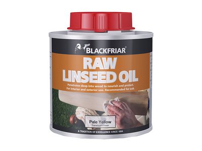 Blackfriar Raw Linseed Oil 250ml (5013296891028) BKFRLO250 *Restrictions - See Description*