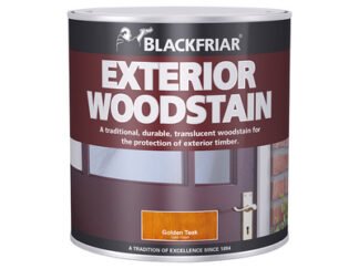 Blackfriar Traditional Exterior Woodstain Golden Teak 500ml (5013296510134) BKFTEWSGT500