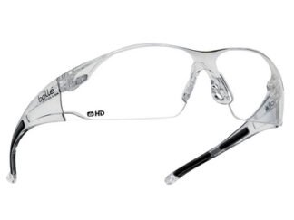Bolle Safety RUSH Safety Glasses - Clear HD (3660740000097) BOLRUSHDPI