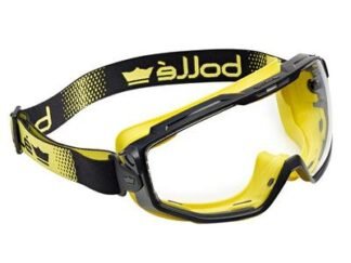 Bolle Safety Yellow Vented Universal Goggles - PLATINUM® Clear (3660740018771) BOLUNIVGN10W