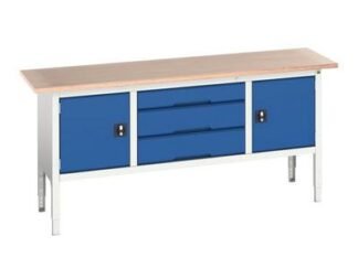 Bott Verso Adjustable Height Storage Bench 2000 x 600mm (5039350028469) BOT16923032 *Restrictions - See Description*