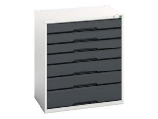 Bott Verso 7 Drawer Cabinet 800 x 900mm Anthracite Grey (5039350106068) BOT169251299