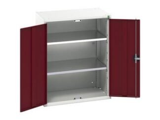 Bott Verso 2 Shelf Cupboard 800mm Crimson Red (5039350112083) BOT169261594