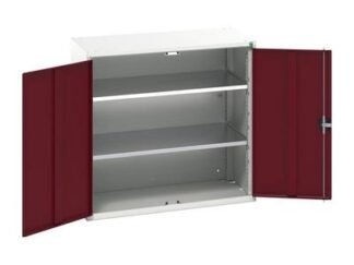 Bott Verso 2 Shelf Cupboard 1050mm Crimson Red (5039350113684) BOT169262594