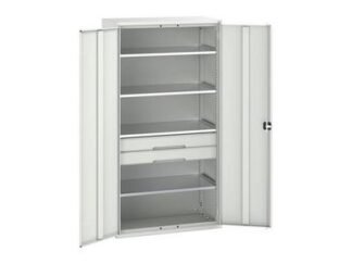 Bott Verso Kitted Cupboard 4 Shelf + 2 Drawer 1050 x 2000mm Light Grey (5039350097694) BOT169265746