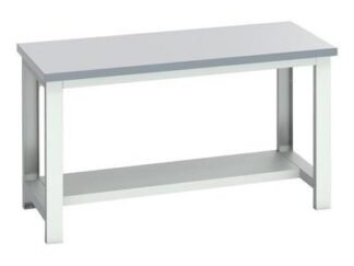 Bott Cubio Bench with Half Shelf, ESD Laminate Clad Top 1500 x 750mm (5039350219232) BOT41003654