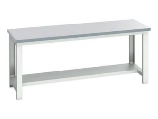 Bott Cubio Bench with Half Shelf, Laminate Clad Top 2000 x 750mm (5039350219300) BOT41003661