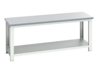 Bott Cubio Bench with Shelf, ESD Laminate Top 2000 x 750mm (5039350219430) BOT41003674