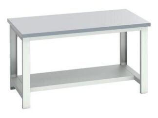 Bott Cubio Bench with Half Shelf, ESD Laminate Top 1500 x 900mm (5039350219553) BOT41004174