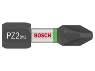 Bosch PRO Impact Screwdriver Bit PZ2 x 25mm Pack of 25 (3165140980234) BPA607002804