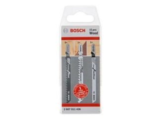 Bosch Wood Jigsaw Blade Set, 15 Piece (3165140997744) BPA607011436