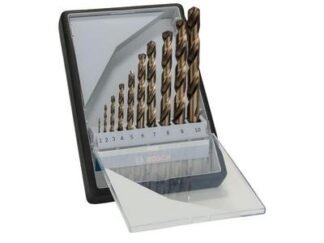 Bosch PRO Stainless Steel HSS-Co Twist Drill Bit Set, 10 Piece (3165140517058) BPA607019925