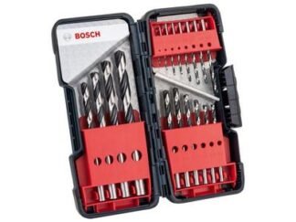 Bosch HSS Twist PointTeQ Drill Bit ToughBox Set, 18 Piece (3165140917681) BPA608577350