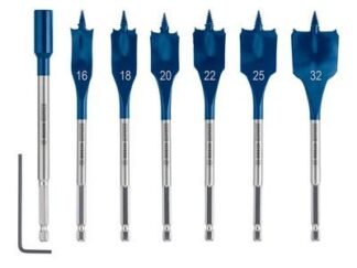 Bosch EXPERT Self Cut Speed Spade Drill Bit Set, 7 Piece (4059952534084) BPA608900334